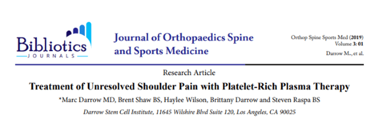 shoulder darrow research