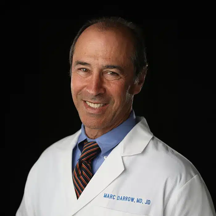 Dr. Marc Darrow in a sports medicine clinic