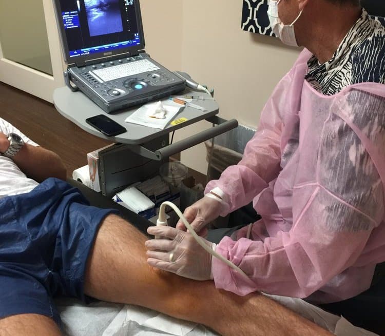 Research comparing different types of knee injections